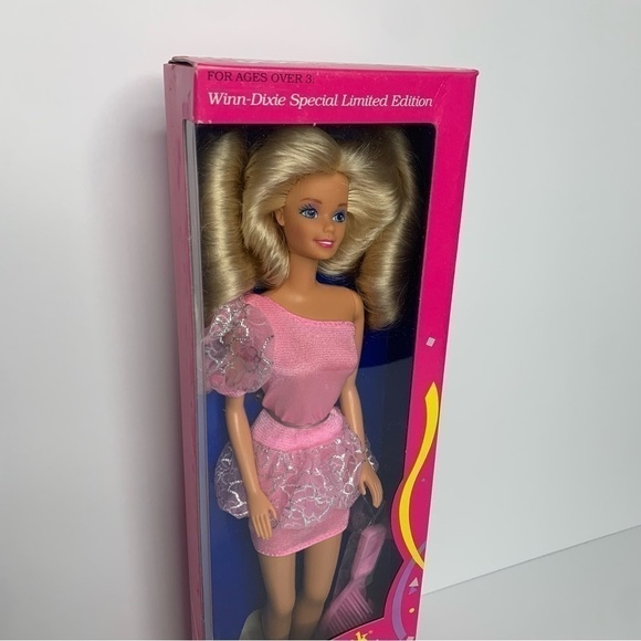 Barbie Other - 1989 Vintage Mattel Party Pink Barbie Winn-Dixie Special #7637 Sealed NRFB